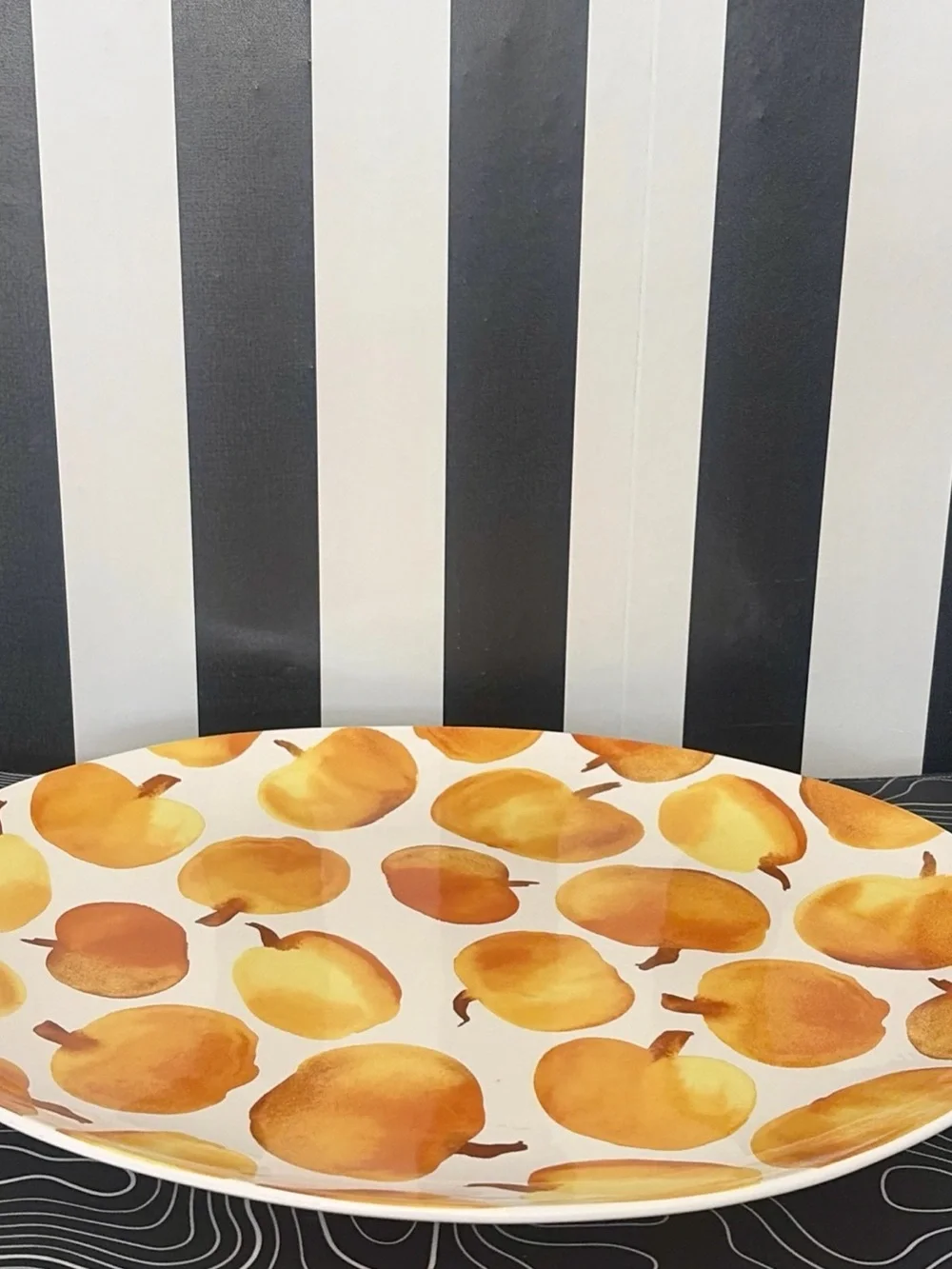 Crate & Barrel Large Oval Serving Platter 18